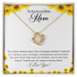 To An Incredible Mom | I Love You - Love Knot Necklace