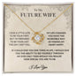 To My Future Wife I LoveKnot Necklace