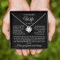 To My Beautiful Wife - Love Knot Necklace