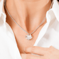 To My Beautiful Wife - Love Knot Necklace