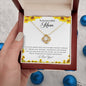 To An Incredible Mom | I Love You - Love Knot Necklace