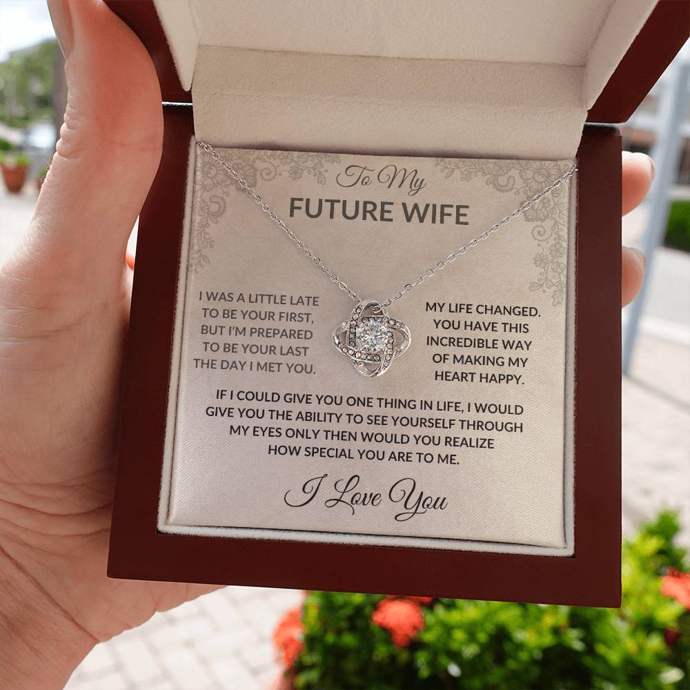 To My Fututre Wife | Love Knot Necklace
