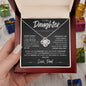 To My Daughter | Adjust your Crown | Love Knot Necklack