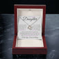To My Daughhter - Love Knot NeckLace