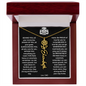 Graduation Gift - Personalized Flower Name Necklace