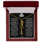 Graduation Gift - Personalized Flower Name Necklace