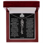 Graduation Gift - Personalized Flower Name Necklace