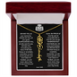 Graduation Gift - Personalized Flower Name Necklace