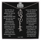 Graduation Gift - Personalized Flower Name Necklace