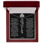 Graduation Gift - Personalized Flower Name Necklace