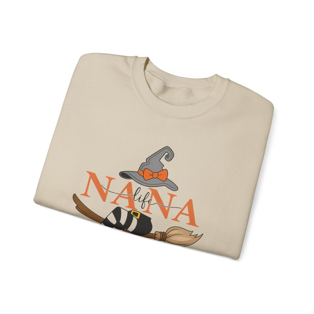 Grandma Life Witch Sweatshirt, Custom Grandma & Kids Halloween, Gift For Grandma Sweatshirt