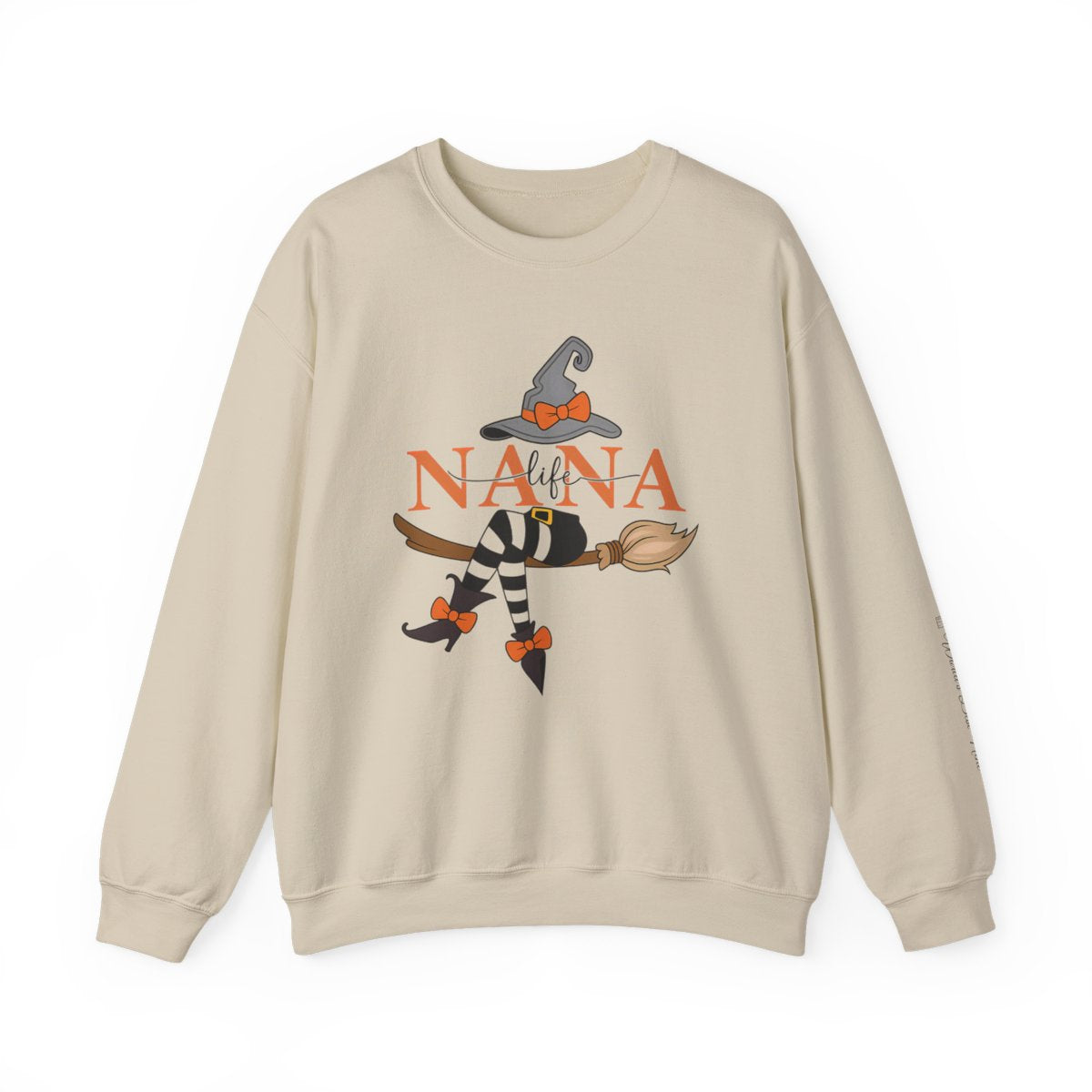 Grandma Life Witch Sweatshirt, Custom Grandma & Kids Halloween, Gift For Grandma Sweatshirt