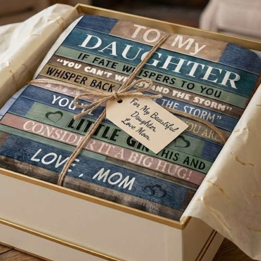 To My Daughter | You Are My Sunshine Blanket