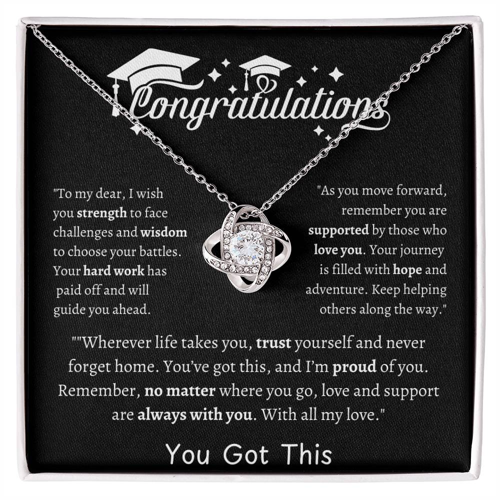 Graduation Gift- Love Knot Necklace