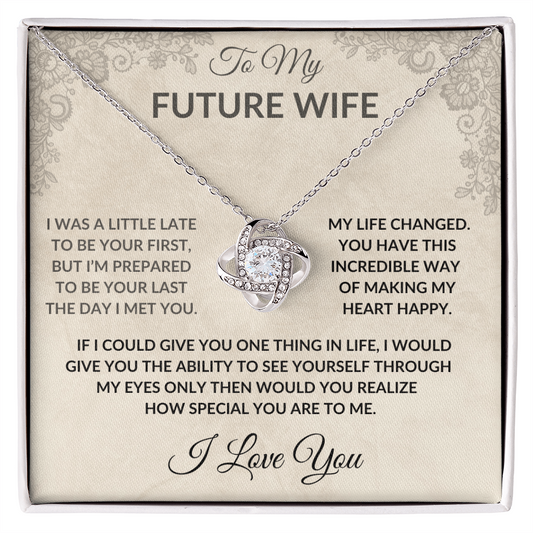 To My Fututre Wife | Love Knot Necklace