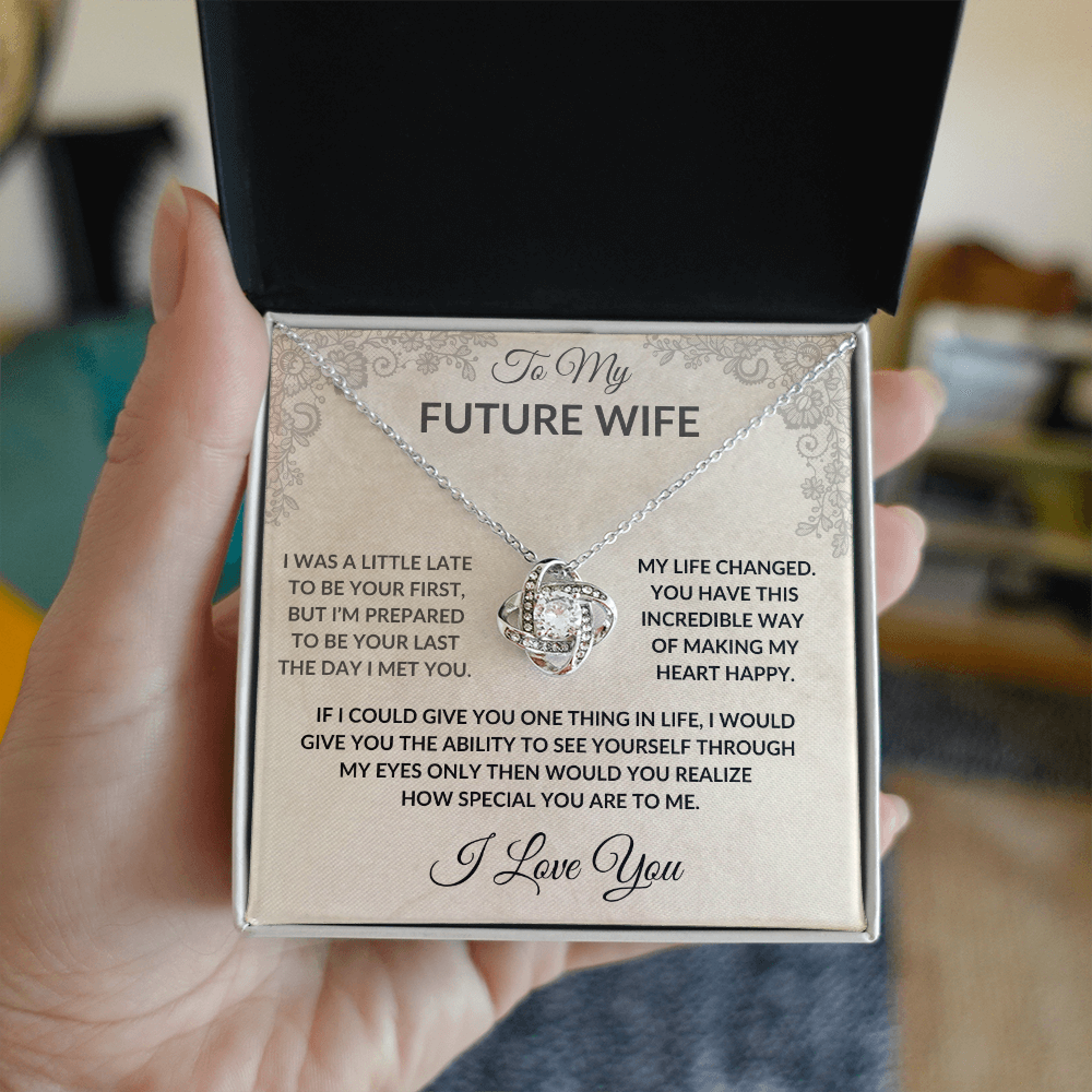 To My Fututre Wife | Love Knot Necklace