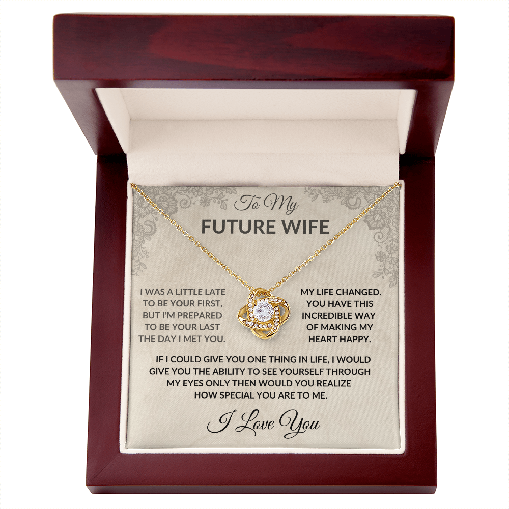 To My Fututre Wife | Love Knot Necklace