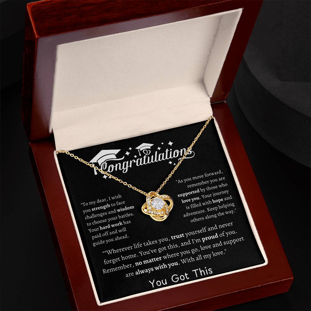 Graduation Gift- Love Knot Necklace