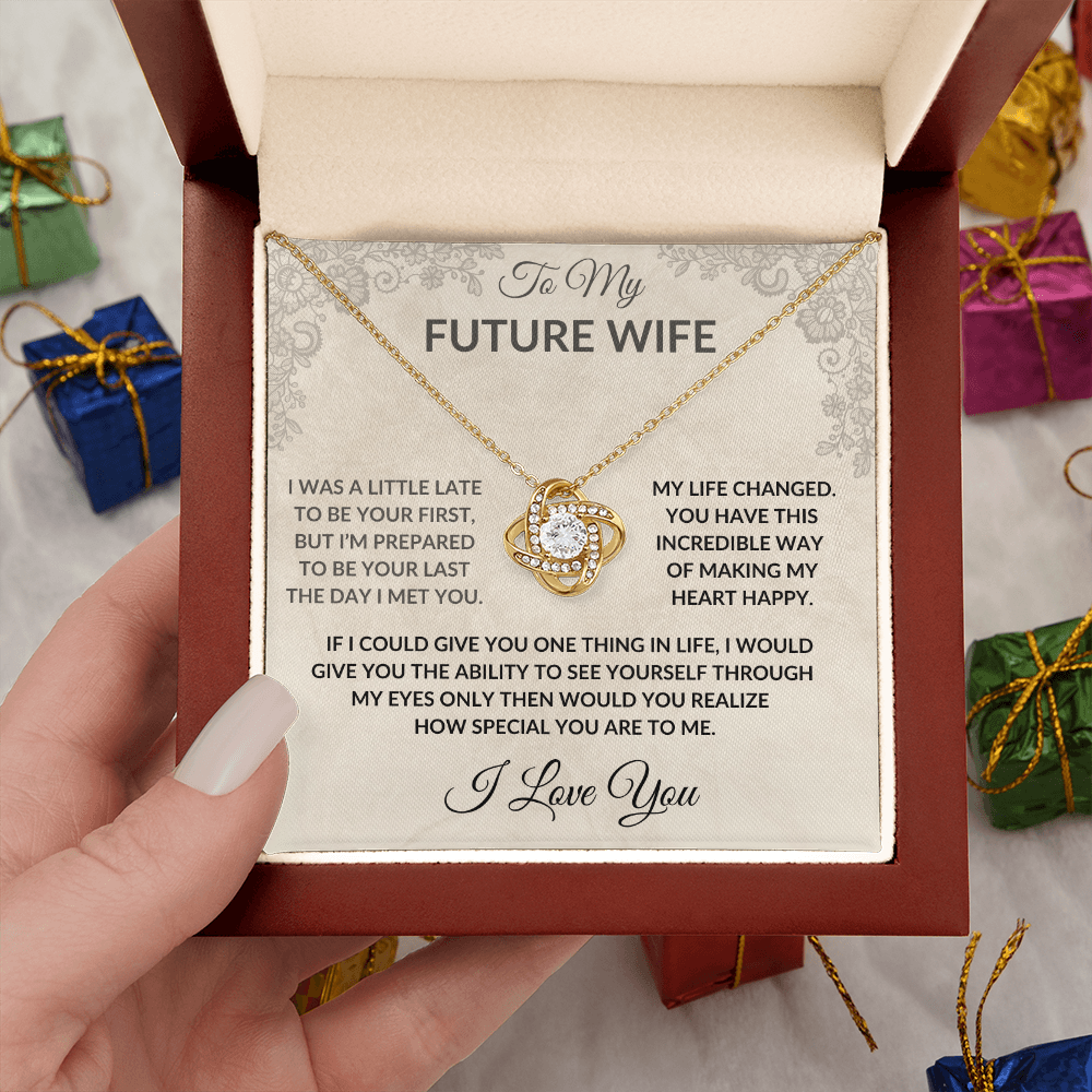 To My Fututre Wife | Love Knot Necklace