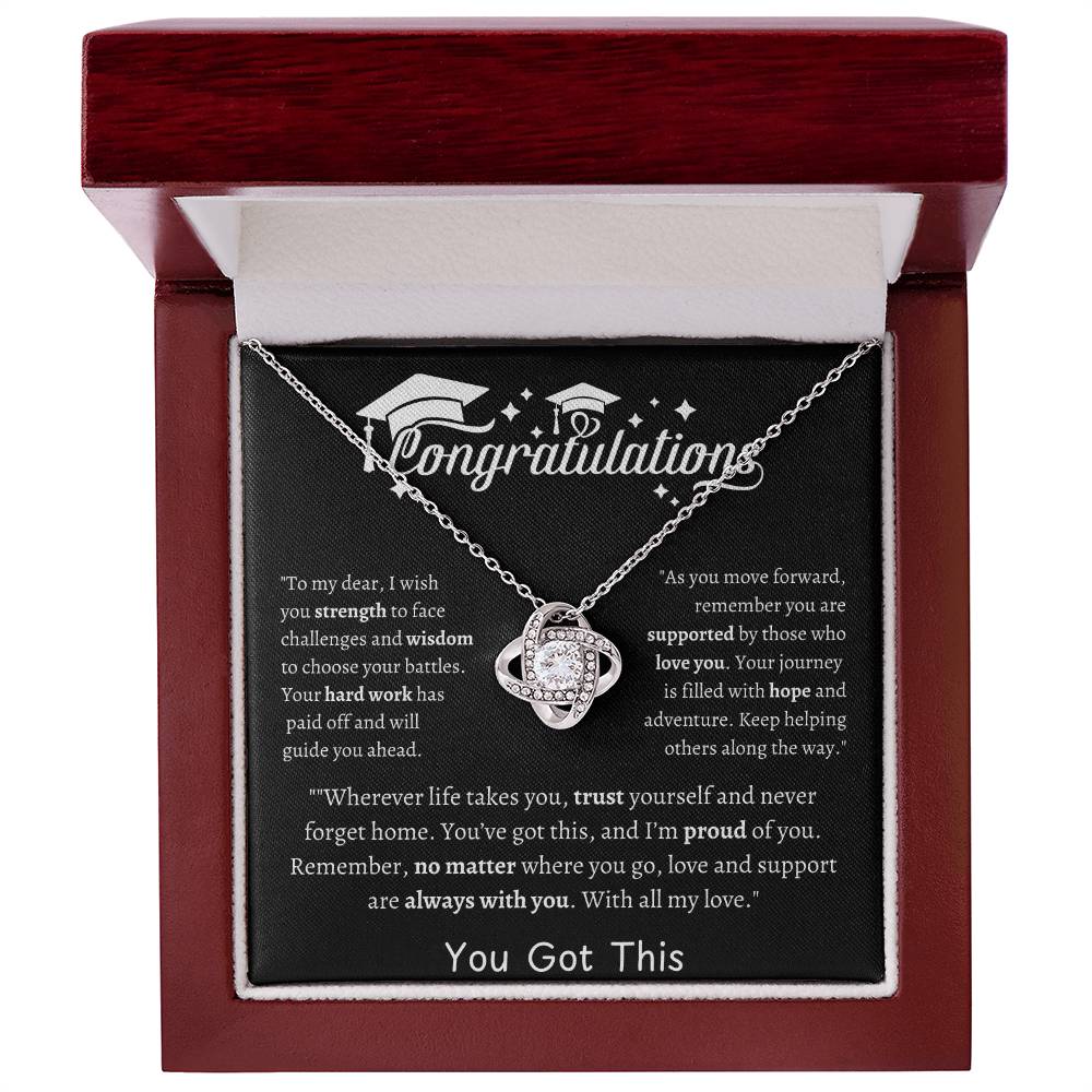 Graduation Gift- Love Knot Necklace