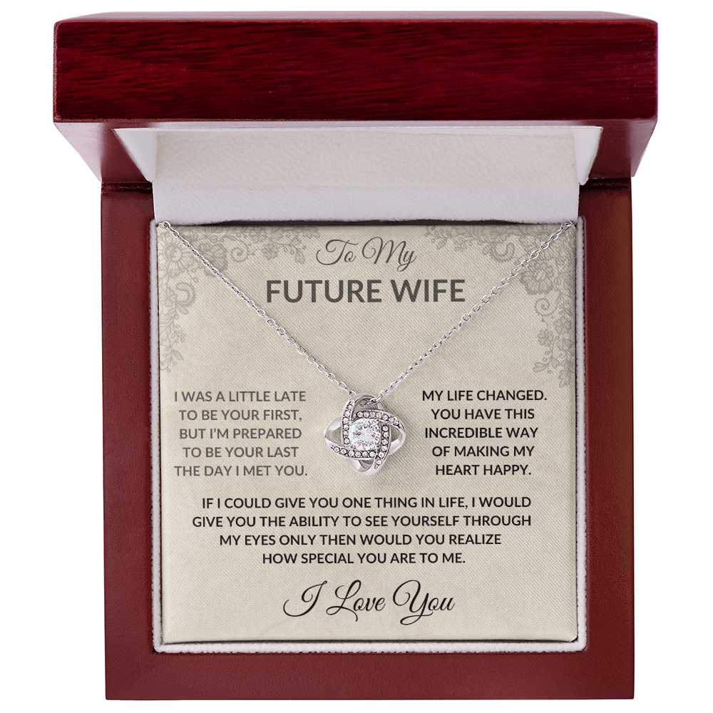 To My Fututre Wife | Love Knot Necklace