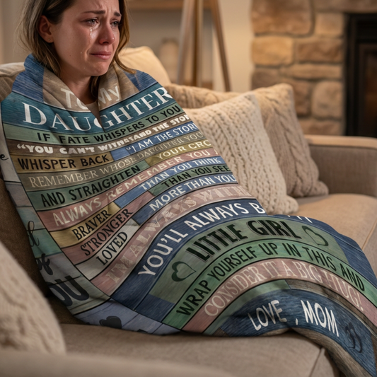 To My Daughter | You Are My Sunshine Blanket