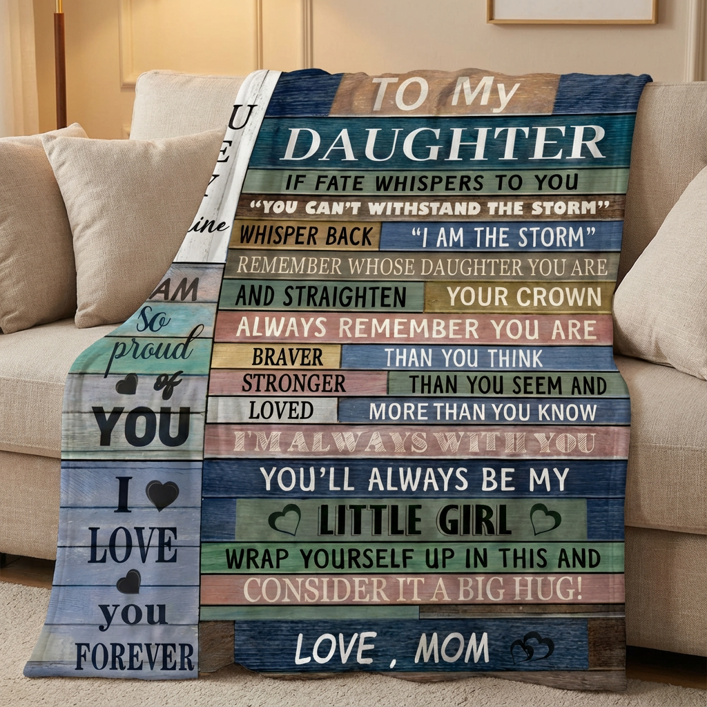 To My Daughter | You Are My Sunshine Blanket