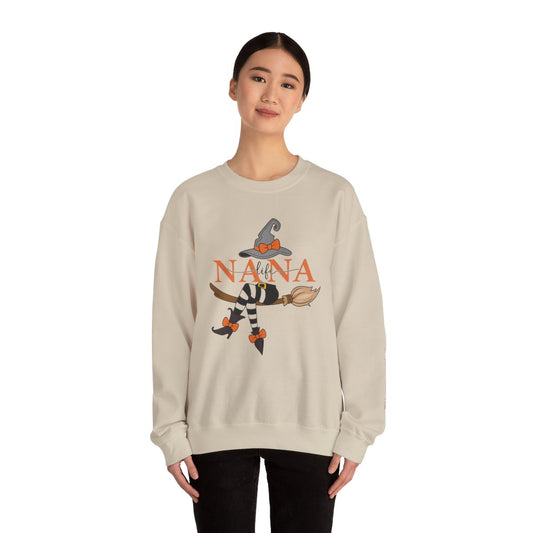 Grandma Life Witch Sweatshirt, Custom Grandma & Kids Halloween, Gift For Grandma Sweatshirt